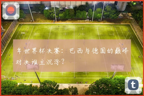 年世界杯决赛:巴西与德国的巅峰对决谁主沉浮?